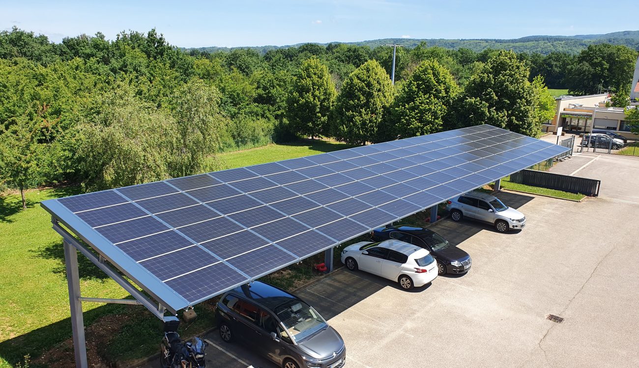 Ombrière photovoltaïque
